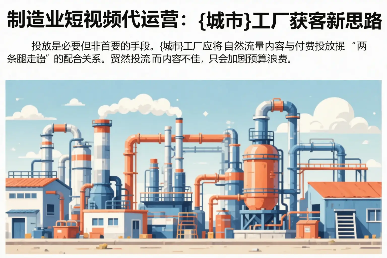 制造业短视频代运营：陇南工厂获客新思路