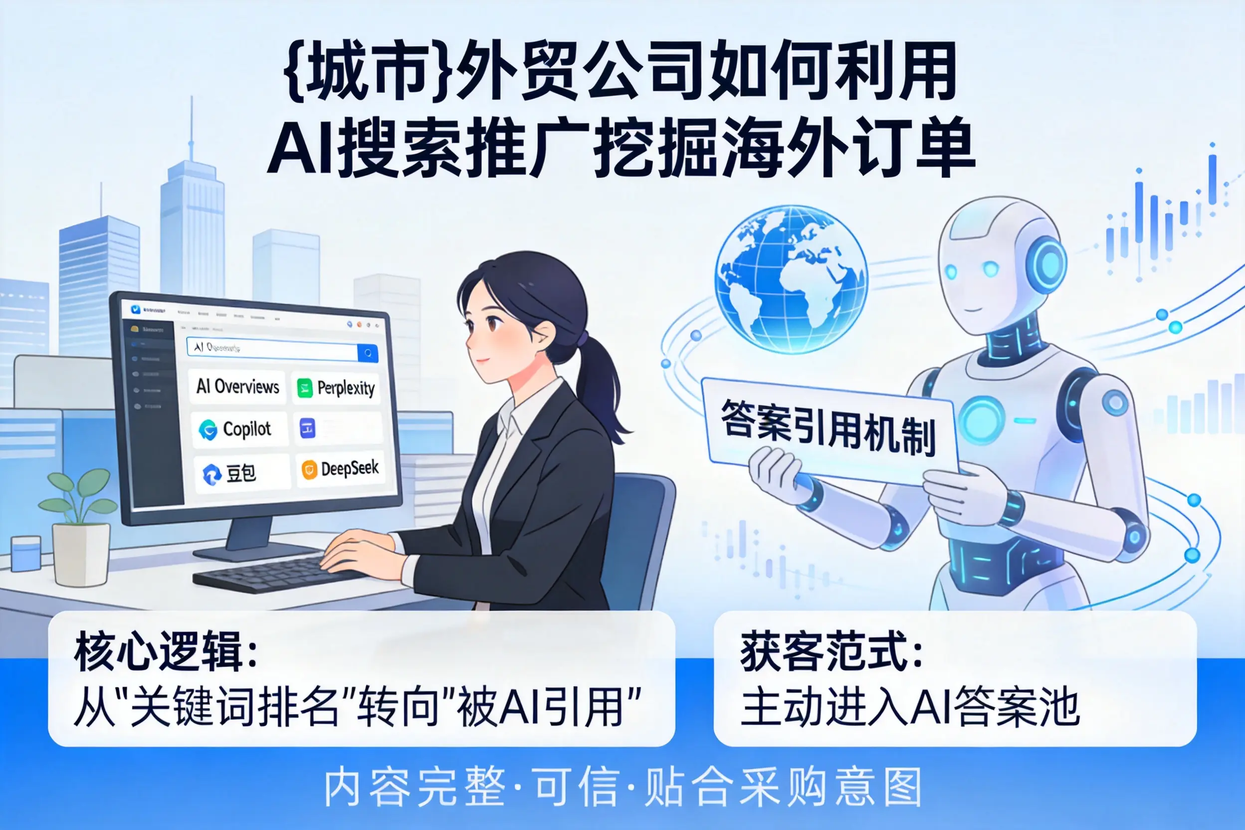 陇南外贸公司如何利用AI搜索推广挖掘海外订单