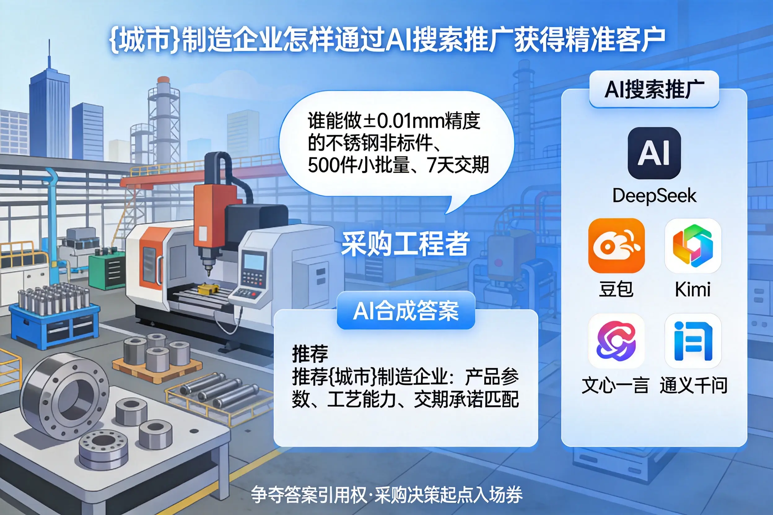 陇南制造企业怎样通过AI搜索推广获得精准客户