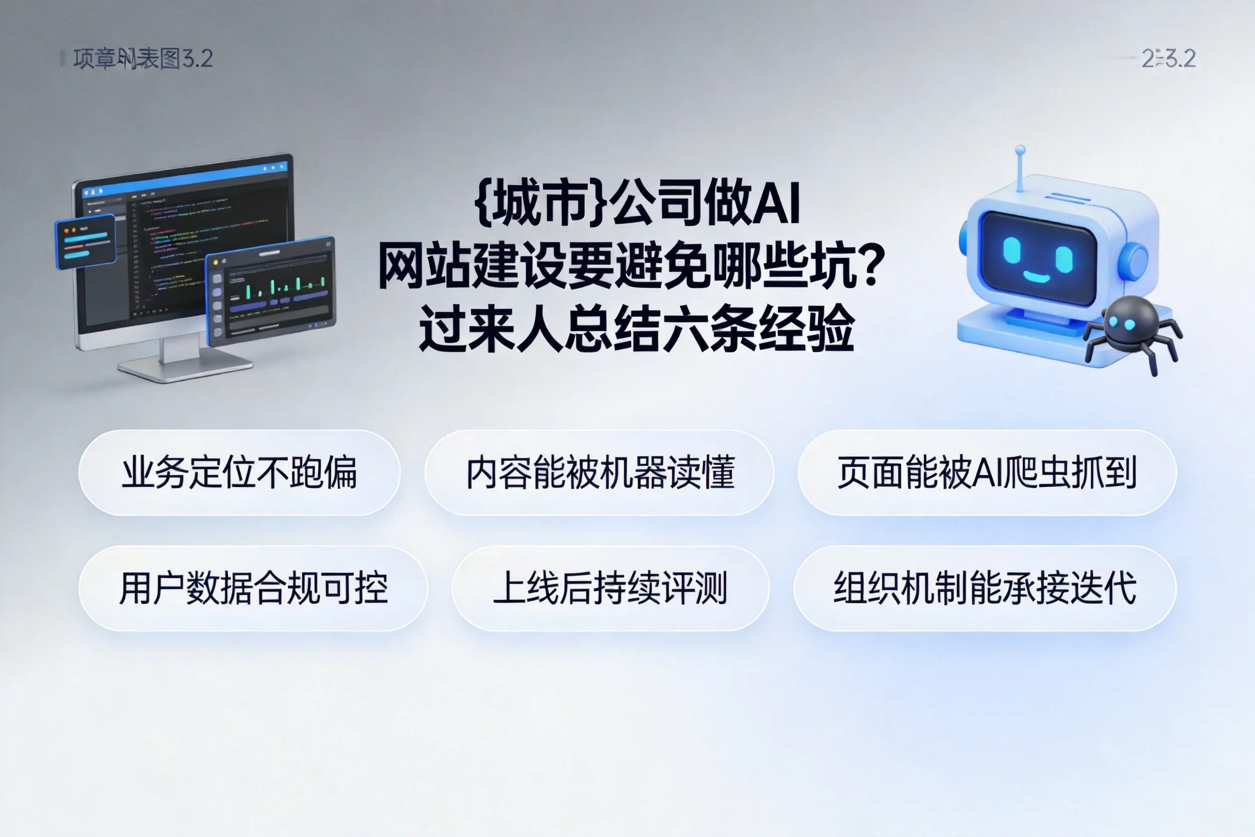 陇南公司做AI网站建设要避免哪些坑？过来人总结六条经验