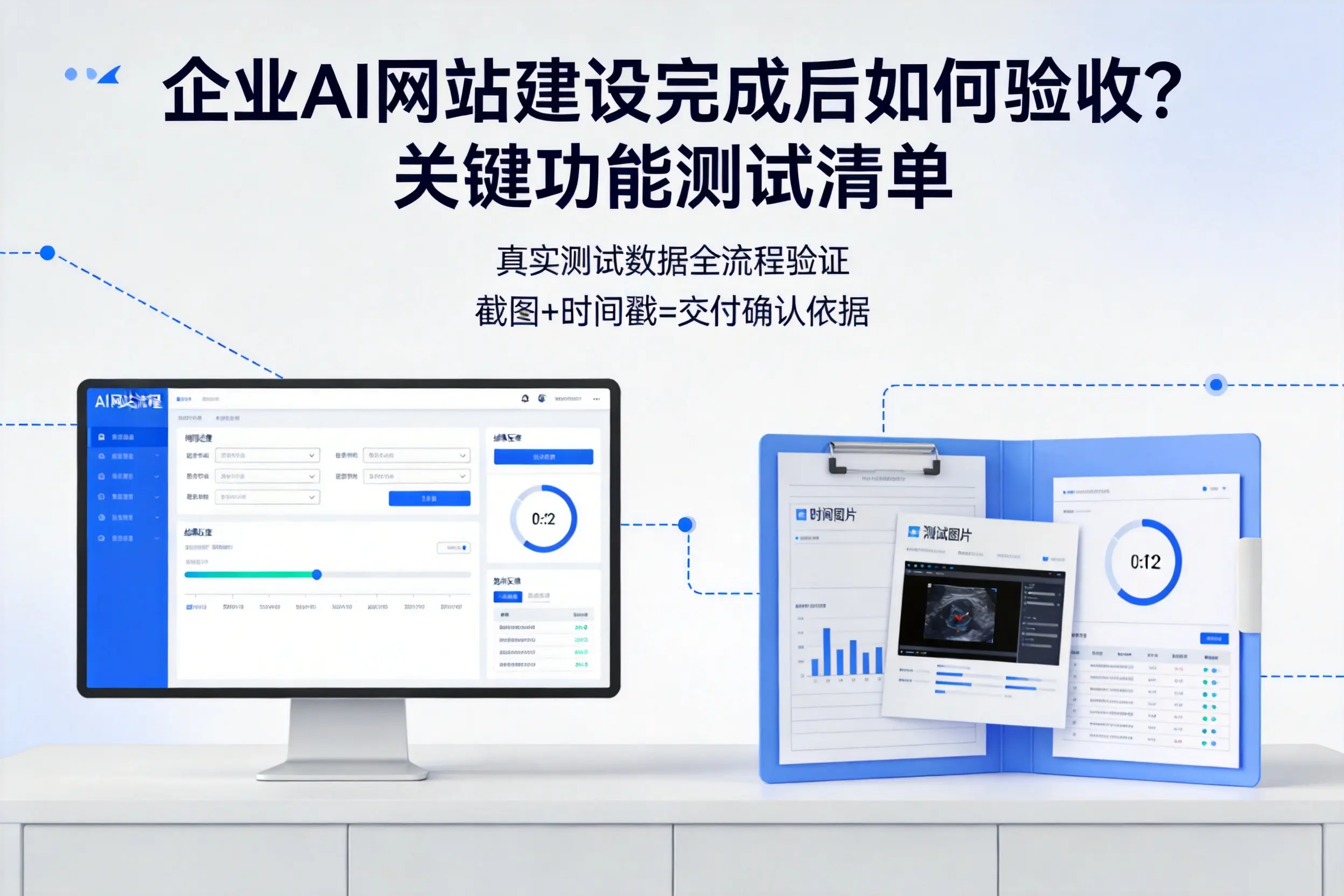 陇南企业AI网站建设完成后如何验收？关键功能测试清单