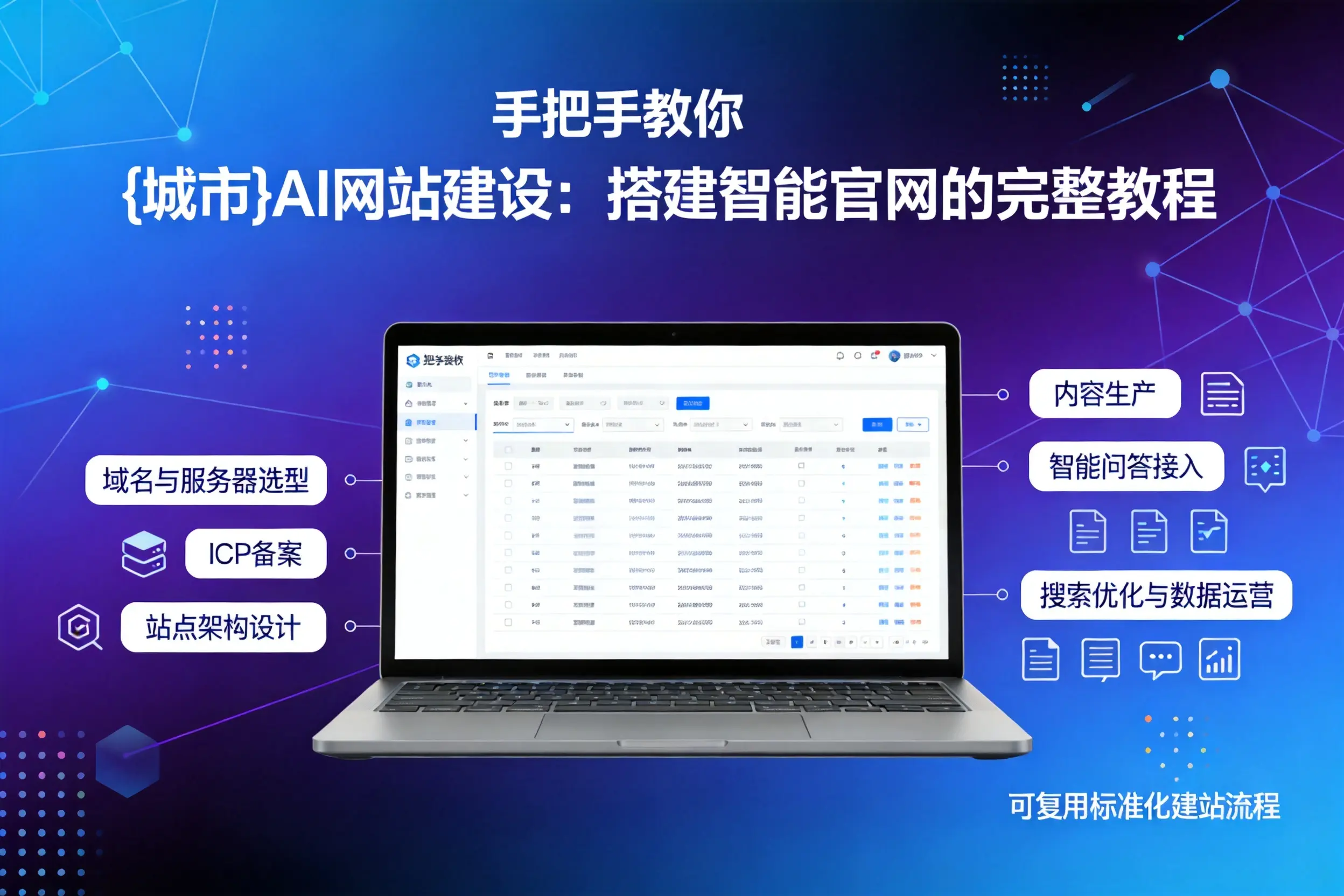 手把手教你陇南AI网站建设：搭建智能官网的完整教程