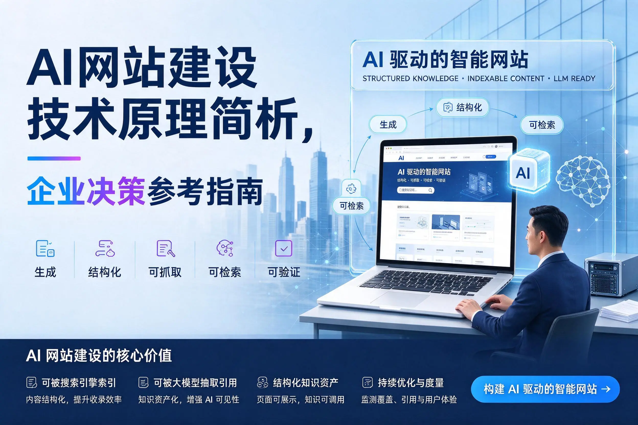 AI网站建设技术原理简析，陇南企业决策参考指南