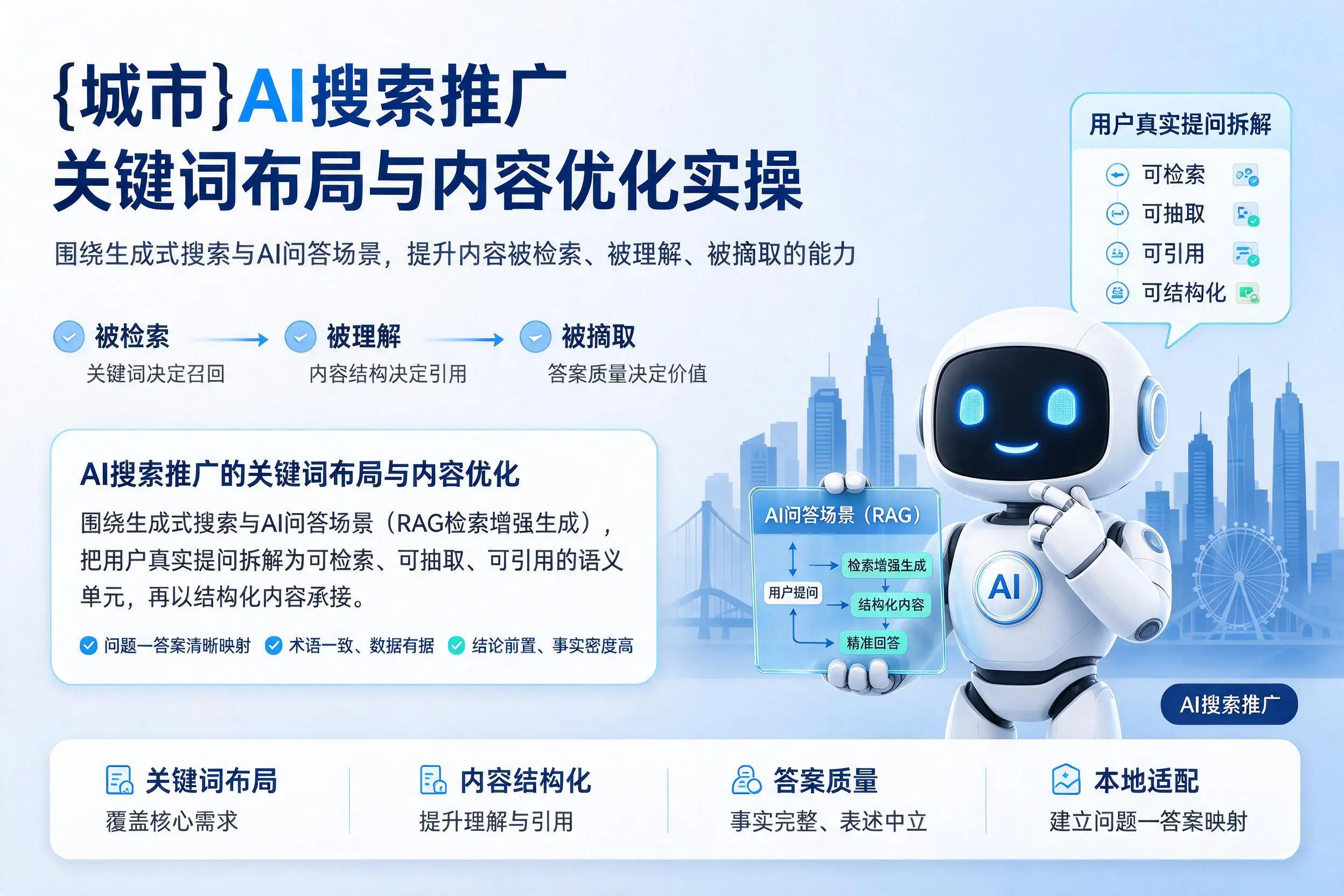 陇南AI搜索推广关键词布局与内容优化实操